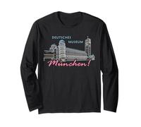 Munich, Deutsches Museum, Dibujo a mano, Alemania Manga Larga