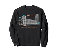 Munich, Deutsches Museum, Dibujo a mano, Alemania Sudadera