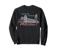 Munich, Deutsches Museum, Dibujo a mano, Alemania Sudadera