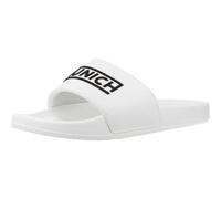 Munich Flat Slider 3D Logo White, Chanclas Unisex Adulto, Blanco, 39 EU