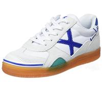 Munich Gresca Kid's, Zapatillas de deporte Unisex niños, Bianco Blanco Azul 01, 37 EU