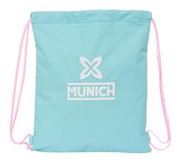 MUNICH HEAVEN - Mochila Saco Plano Grande, Mochila, Ideal para Niños de Diferentes Edades, Cómoda y Versátil, Calidad y Resistencia, 35x40 cm, Color Celeste