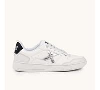MUNICH LEGIT WMN 110 Zapatilla Urbana Blanca con Detalles Plata 36