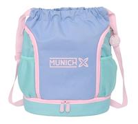 Safta Mochila saco MUNICH MELLOW, ideal para niños, cómoda y resistente, 34x15x43 cm