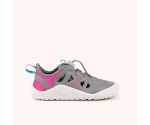 Munich Mini Gloss 04 Zapatilla Barefoot Infantil Multideporte Gris Y Fucsia MKP