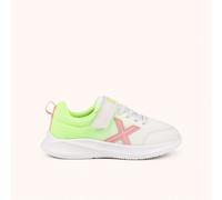MUNICH MINI LETA 07 Zapatilla Deportiva Infantil Blanca y Verde Flúor 24