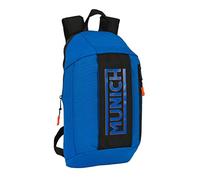 MUNICH - Mini Mochila para Uso Diario, Ideal para Niños de Diferentes Edades, Cómoda y Versátil, Calidad y Resistencia, 22x10x39 cm, Color Azul eléctrico