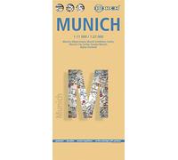 Munich. Munchen. Map 1:11 000 / 1:22 000: Einzelkarten: München City 1:11 000, München 1:22 000, Messe München 1:22 000, Allianz Arena 1:22 000, ... 1:850 000, Nahverkehrskarte MVV (Borch Map)