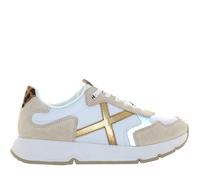 Munich 4191005 05 Mamba Bianco Beige Scarpe Donna Sneakers Lacci Pelle 38