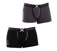 Munich Pack-2 Bóxers de algodón elástico MUDU0180 para Hombre