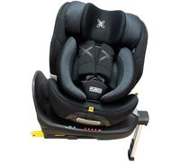 MUNICH Silla de coche bebé Mun60 giratoria 360º con isofix y support leg, multiedad para niños 40 a 150 cm (0 a 12 años) reclinado óptimo para el bebé, SPORT&FASHION, Color Dark Grey