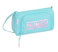 MUNICH SKY - Portatodo con Bolsillo Desplegable Lleno, Estuche Infantil, Estuche Niño, Ideal para Niños en Edad Escolar, Cómodo y Versátil, Calidad y Resistencia, 20x8.5x11 cm, Color