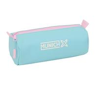 MUNICH SKY - Portatodo con cremallera y compartimiento, Estuche Infantil, Estuche Niño, Ideal para Niños en Edad Escolar, Cómodo y Versátil, Calidad y Resistencia, 21x7x8 cm