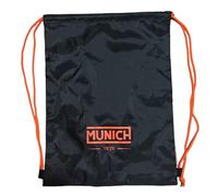 MUNICH, TEAM SPORTS GYM SACK BLACK & ORANGE Unisex adulto, NEGRO