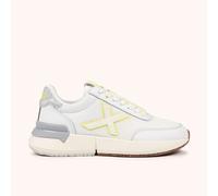 MUNICH VERSUS WMN 115 Sneakers Deportivas Blancas y Amarillo Flúor 36