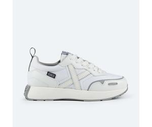 MUNICH XEMINE 70 Sneakers Zapatilla Deportiva Unisex Blanca y Gris con Plataforma 36