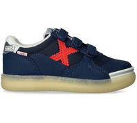 Munich - Zapatilla de fútbol sala G-3 Cinta Adhesiva Niño, Unisex, Azul Marino, 26