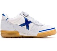 Munich - Zapatilla de fútbol sala Gresca Cinta Adhesiva Niño, Unisex, White, 28