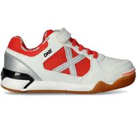 Munich - Zapatilla de fútbol sala One Cinta Adhesiva Niño, Unisex, Blanco, 26