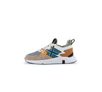 MUNICH Zapatillas deportivas bajas 'Clik' arena / azul oscuro / naranja / blanco, Talla 41