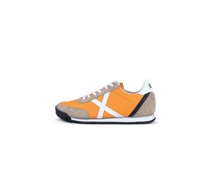 MUNICH Zapatillas deportivas bajas 'Riber' taupe / naranja / blanco 44 taupe / naranja / blanco