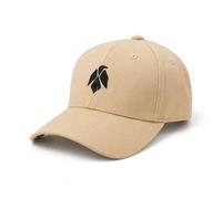 MUNIN Gorra Hombre y Mujer Ajustable, Gorra Béisbol Unisex 100% Algodón, Strapback con Hebilla Metálica, Visera Curva, Beige