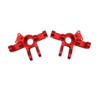 Muñón dirección coche RC Para Losi Para Super Para Baja Para Rey 2.0 1/6 Articulación De Dirección De Metal Camión Todoterreno RC Accesorios De Actualización Reemplazar Modificar Piezas(Red)