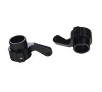 Muñón dirección coche RC Para MN D90 D91 Para WPL B1 B14 B16 B24 C14 C24 B36 1/16 2 Piezas De Nudillos De Dirección De Metal Accesorios De Actualización Para Coche RC(Black)