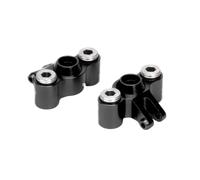 Muñón dirección coche RC Para Traxxas Para E-Revo Para VXL Para Slash Para Summit 1/16 2 Piezas De Soportes De Eje De Aluminio Juego De Brazos De Articulación N.° 7034 Accesorios Para Coche RC(Black)