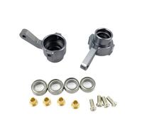 Muñón dirección coche RC Para WPL C14 C24 C34 C44 B14 B1 B16 B24 B36 Para MN D90 D91 Para MN99S Kit De Copa De Dirección De Puente De Eje Delantero De Metal Repuestos Para Coche RC(Gray)