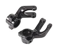 Muñón dirección RC Para Arrma Fury Mega 1/10 Articulación Dirección Delantera Aluminio RC Crawler Accesorios Actualización Coche Carreras Reemplazo Piezas Modificadas(Black)