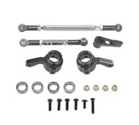 MuñóN DireccióN Rc Para MN Para MN168 New99S Para MN82 Para MN78 D90 D91 D96 Para MN99S 1/12 Brazo Servo Varilla Metal Copa Dirección Control Remoto Piezas Automóvil(Gray)