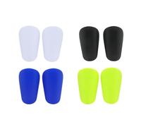 MUNSKT 4 pares Mini Shin Guards for Fútbol, Multi-Color Small Protective Pads for Men Women Youth Kids, Soccer Shin Pads for Boys Girls