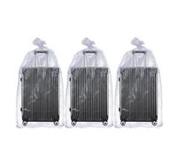 MUNSKT Bolsa de almacenamiento transparente de gran tamaño, 3 bolsas de plástico transparentes grandes de 90 x 120 cm, impermeables y a prueba de polvo, reutilizables, para equipaje, bicicletas,