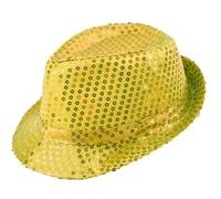 MUNSKT Gorras Glitter Jazz, lentejuelas para adultos, sombrero para fiesta, hip hop para despedida de soltera, espectáculos de baile, fiestas, Mardi Gras y disfraces (dorado)