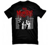 Munsters T-Shirt Family Portrait Red Logo tee T-Shirt