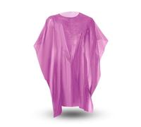 MUNTRADE 100 Capas Desechable Peluquería Rosa de Polietileno Impermeable 84 x 110 cm | para Barbero Profesional, para Tintes, Corte de Pelo