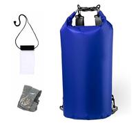 MUNTRADE Bolsa Estanca Azul 20 litros + Funda Móvil Impermeable Gratis