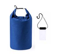 MUNTRADE Bolsa Estanca Azul 5 litros + Funda Móvil Impermeable Gratis