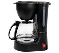 MUNTRADE Cafetera de Goteo 6 Tazas 550W Capacidad 0,6 Litros | Cafetera Americana con Sistema Antigoteo, 2 Modos de Uso, Filtro Removible y Cuchara