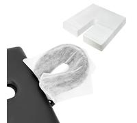 MUNTRADE Protector Desechable para Cabezal de Camilla 48 cm x 48,5 cm | Fundas Desechables para Reposacabezas de Camillas (100 Unidades)