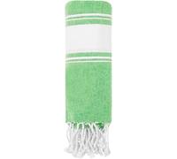 MUNTRADE Toalla Grande Pareo 90x180cm Suave y Ligera | Toalla con Flecos Playa y Piscina Mujer y Hombre | Manta Pareo para Playa, Picnic, Viaje o Piscina (Verde)