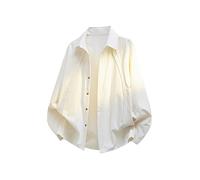 Munweiyu Camiseta de manga larga para hombre, talla grande, corte regular, camisa informal básica, blusa americana, camiseta holgada, Y2K, ropa de calle, corte relajado, camisa de primavera y verano