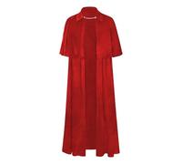 Munweiyu Capa de vampiro de terciopelo para hombre, capa medieval, disfraz de carnaval, gótico, renacimiento, cloak, vestido de noche, poncho rococó, vintage, gabardina, abrigo, suelto, sin capucha