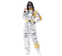 Munweiyu Disfraz de astronauta para hombre y mujer, mono de astronauta con gafas, disfraz de espacio espacial, disfraz de carnaval, ropa de noche, cosplay, fiesta, traje para adultos
