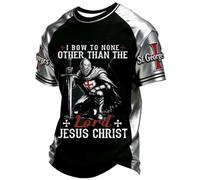 Munweiyu St George Tshirts Herren Sport Tshirt England T Shirts Kreuz Print T Shirt UK Tees Tops Zweifarben Tee Shirt St George's Flag Sweatshirt Saint George's Sommershirt, Blanco, 3XL