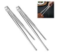 MUNZE 2 Piezas Pinzas De Cocina 30 Cm, Pinzas Chef, Pinzas Cocina Acero Inoxidable De Precision Para Emplatar Para Horneado, Barbacoa Y Cocinar.