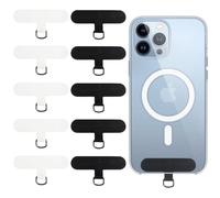 MUNZE Colgante Para Móvil 10 Piezas Parches Universales Negro Y Blanco Estándar Para La Mayoría De Smartphones Sin Adhesivo Colgantes Teléfono