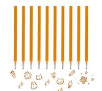 MUNZE Compatibles Con Legami 10 Recambios Minas Color Naranja 0.7 Mm Escritura 13 Cm Altura Punta Bolígrafo Estándar