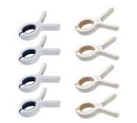 MUNZE Grandes Playa Toalla Clips,Grandes Pinzas,8 Piezas Pinzas De Toalla De Playa,Pinza De La Ropa Plástico,Resistentes Al Viento,Resistente Para Tumbonas De Playa,Ropa De Cama,Sillas De Piscina.